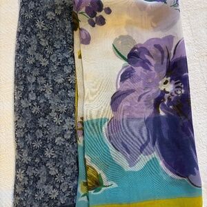 Set of 2 chiffon scarves